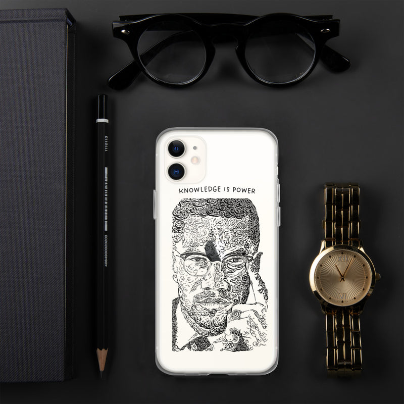 Malcolm X Arabic Calligraphy - iPhone Case